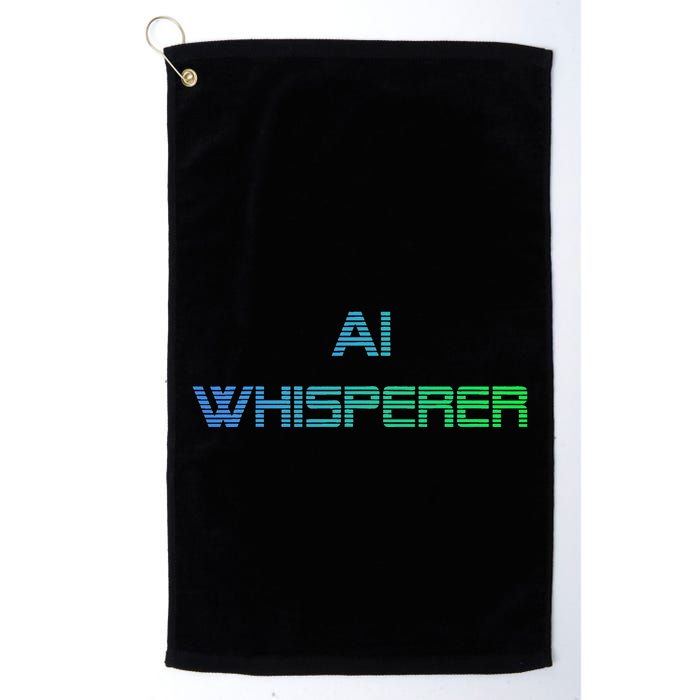 Ai Whisperer Geeky Tech Ai Artificial Intelligence Golf Towel
