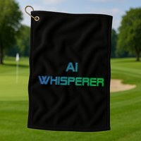 Ai Whisperer Geeky Tech Ai Artificial Intelligence Golf Towel