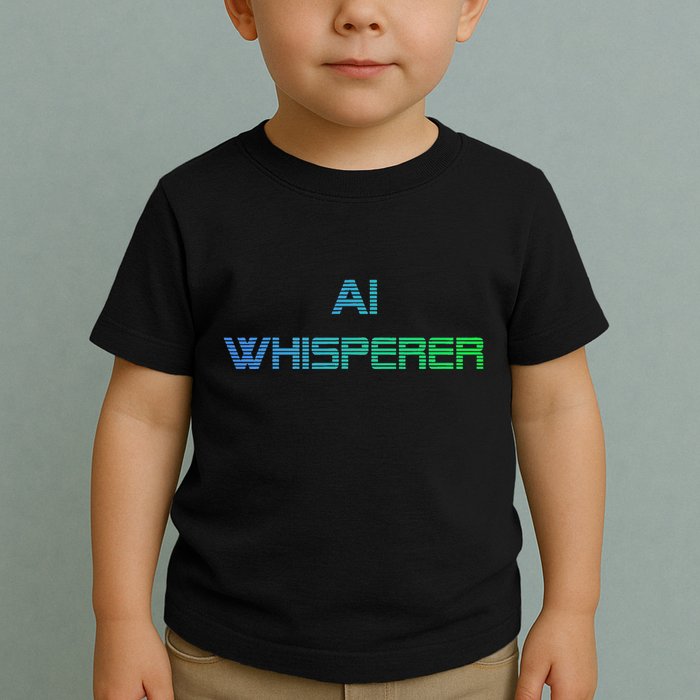 Ai Whisperer Geeky Tech Ai Artificial Intelligence Toddler T-Shirt