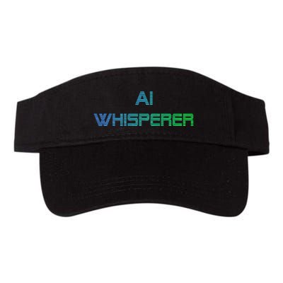Ai Whisperer Geeky Tech Ai Artificial Intelligence Valucap Bio-Washed Visor