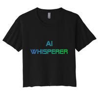 Ai Whisperer Geeky Tech Ai Artificial Intelligence Crop Top