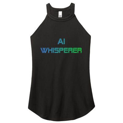 Ai Whisperer Geeky Tech Ai Artificial Intelligence Women's Perfect Tri Rocker Tank