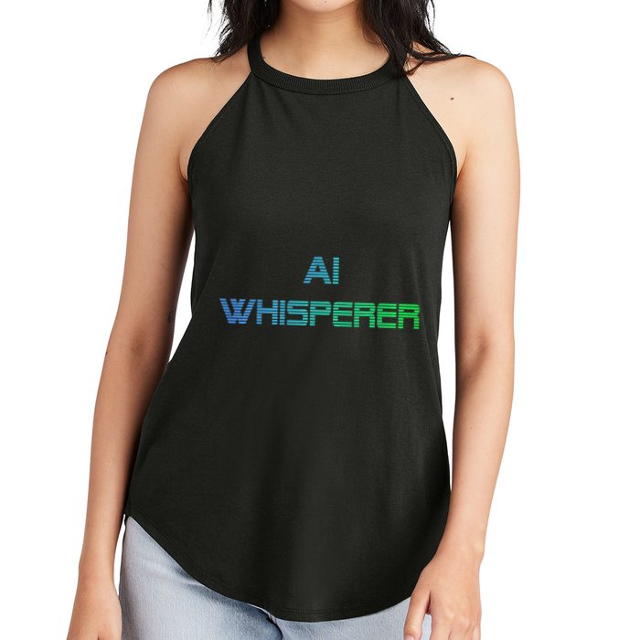 Ai Whisperer Geeky Tech Ai Artificial Intelligence Women's Perfect Tri Rocker Tank