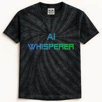 Ai Whisperer Geeky Tech Ai Artificial Intelligence Kids Tie-Dye T-Shirt
