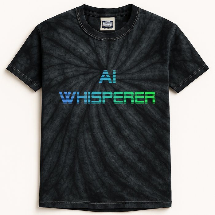 Ai Whisperer Geeky Tech Ai Artificial Intelligence Kids Tie-Dye T-Shirt