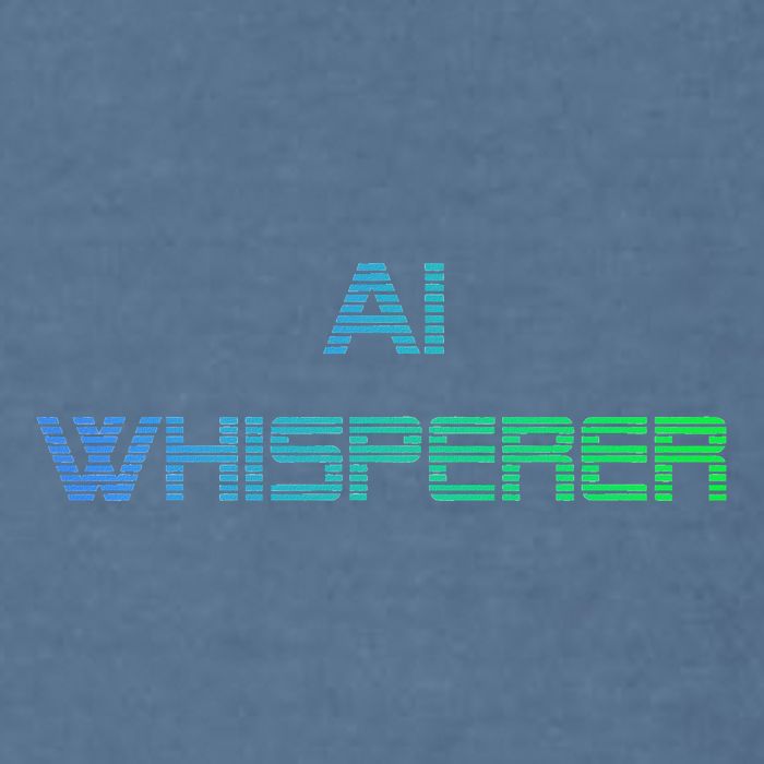 Ai Whisperer Geeky Tech Ai Artificial Intelligence Garment-Dyed Sweatshirt
