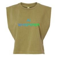 Ai Whisperer Geeky Tech Ai Artificial Intelligence Garment-Dyed Women's Muscle Tee