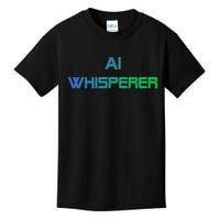 Ai Whisperer Geeky Tech Ai Artificial Intelligence Kids T-Shirt