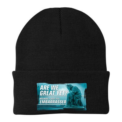 Are We Great Yet Because I Just Feel Embarrassed Sad Statue Of Liberty Beanie