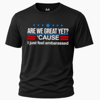 Are We Great Yet I Just Feel Embarrassed Cooling Performance Crew T-Shirt