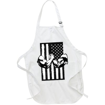 Arm Wrestling Gift USA Flag Armwrestling Sports Power Gift Idea Gift Apron