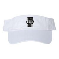 Arm Wrestling Gift USA Flag Armwrestling Sports Power Gift Idea Gift Valucap Bio-Washed Visor