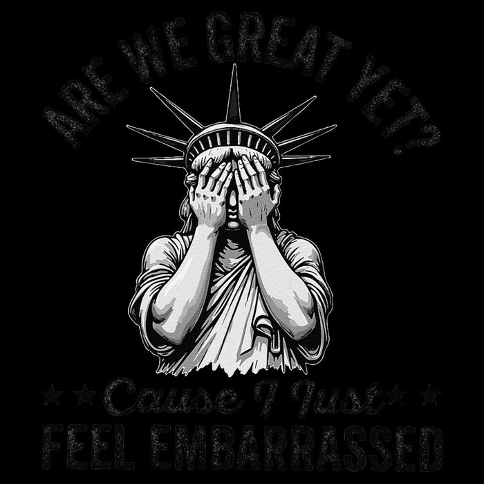 Are We Great Yet Cause I Just Feel Embarrassed Fun Democrat Doggie Tank