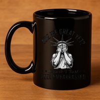 Are We Great Yet Cause I Just Feel Embarrassed Fun Democrat 11oz C Handle Ceramic Mug