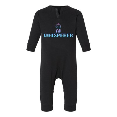 Ai Whisperer Geeky Tech Ai Artificial Intelligence Infant Fleece One Piece