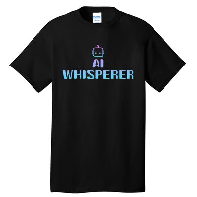 Ai Whisperer Geeky Tech Ai Artificial Intelligence Tall T-Shirt