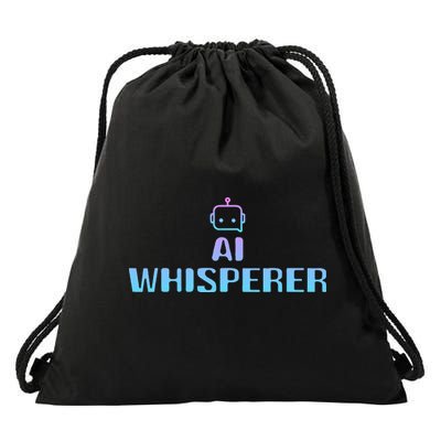Ai Whisperer Geeky Tech Ai Artificial Intelligence Drawstring Bag