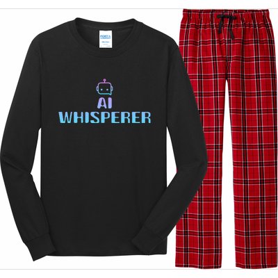 Ai Whisperer Geeky Tech Ai Artificial Intelligence Long Sleeve Pajama Set