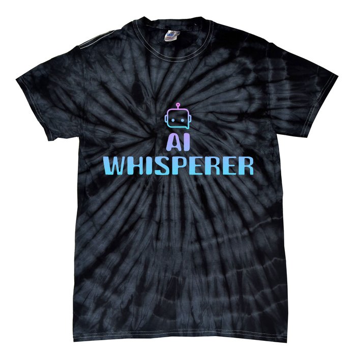 Ai Whisperer Geeky Tech Ai Artificial Intelligence Tie-Dye T-Shirt