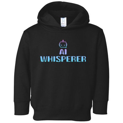 Ai Whisperer Geeky Tech Ai Artificial Intelligence Toddler Hoodie