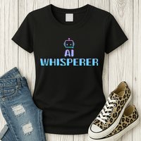 Ai Whisperer Geeky Tech Ai Artificial Intelligence Women's T-Shirt