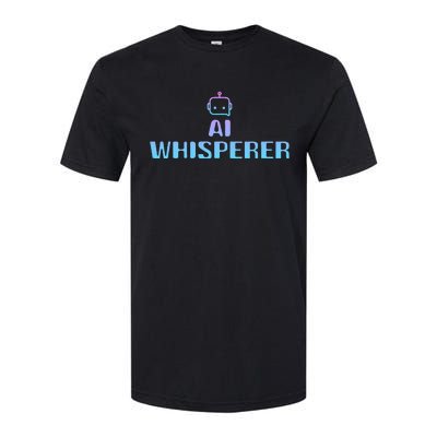 Ai Whisperer Geeky Tech Ai Artificial Intelligence Softstyle CVC T-Shirt