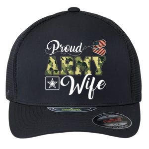 Army Wife Gift Flexfit Unipanel Trucker Cap