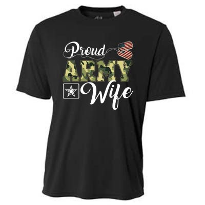 Army Wife Gift Cooling Performance Crew T-Shirt