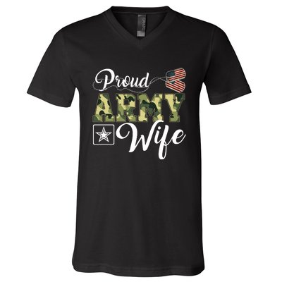 Army Wife Gift V-Neck T-Shirt