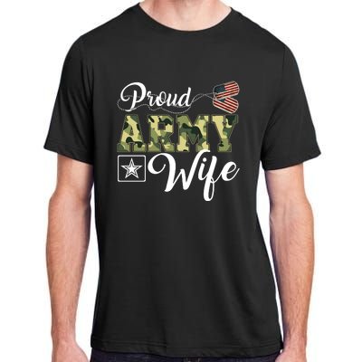 Army Wife Gift Adult ChromaSoft Performance T-Shirt