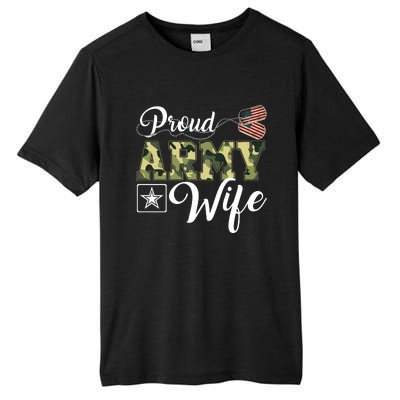 Army Wife Gift Tall Fusion ChromaSoft Performance T-Shirt