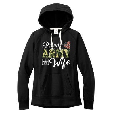 Army Wife Gift Women's Fleece Hoodie