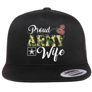 Army Wife Gift Flat Bill Trucker Hat