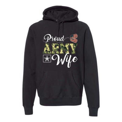 Army Wife Gift Premium Hoodie