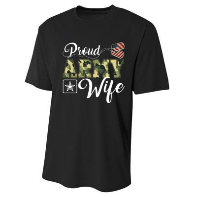 Army Wife Gift Performance Sprint T-Shirt