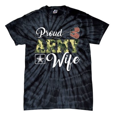 Army Wife Gift Tie-Dye T-Shirt