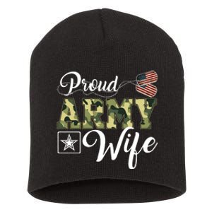 Army Wife Gift Short Acrylic Beanie