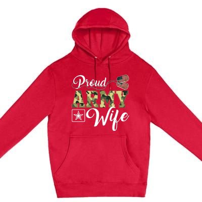 Army Wife Gift Premium Pullover Hoodie