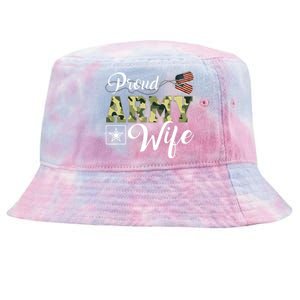 Army Wife Gift Tie-Dyed Bucket Hat