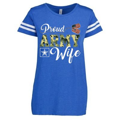 Army Wife Gift Enza Ladies Jersey Football T-Shirt