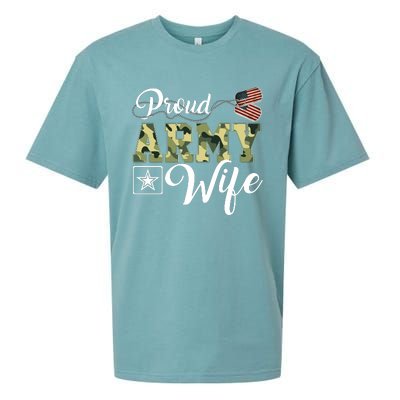 Army Wife Gift Sueded Cloud Jersey T-Shirt