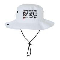 Agree With God Move With God End With God Never Doubt God Bucket Hat
