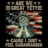 Are We Great Yet Cause I Just Feel Embarrassed Anti Trump Zip Tote Bag
