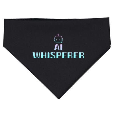 Ai Whisperer Geeky Tech Ai Artificial Intelligence USA-Made Doggie Bandana