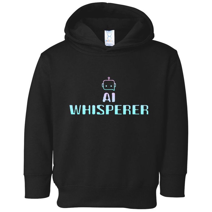 Ai Whisperer Geeky Tech Ai Artificial Intelligence Toddler Hoodie