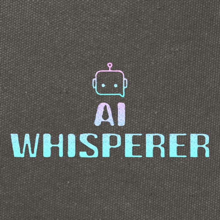 Ai Whisperer Geeky Tech Ai Artificial Intelligence Cotton Canvas Backpack