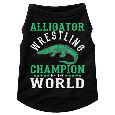 Alligator Wrestling Gator Wrestling Alligator Wrestler   Doggie Tank