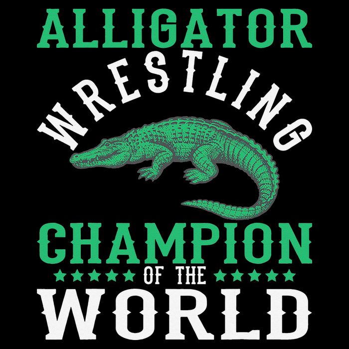 Alligator Wrestling Gator Wrestling Alligator Wrestler   Cooling Performance Crew T-Shirt