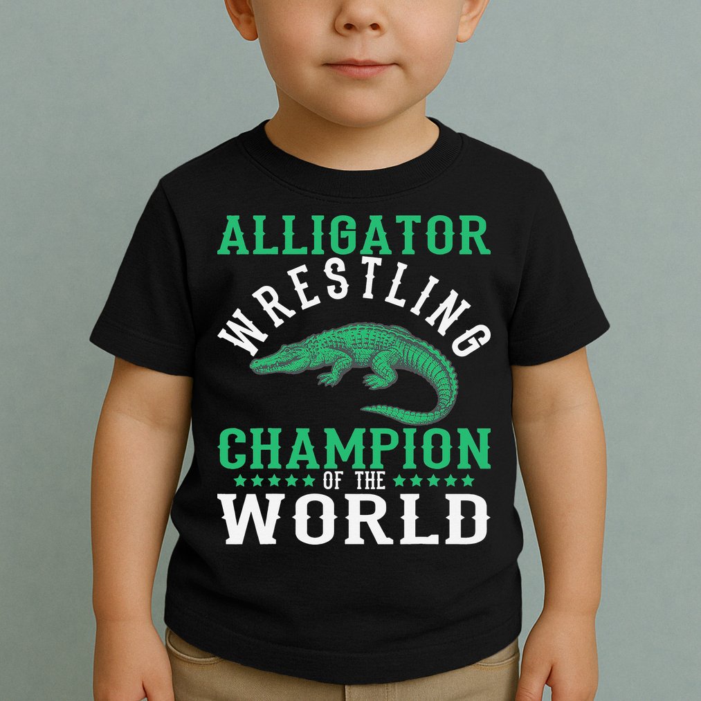 Alligator Wrestling Gator Wrestling Alligator Wrestler   Toddler T-Shirt