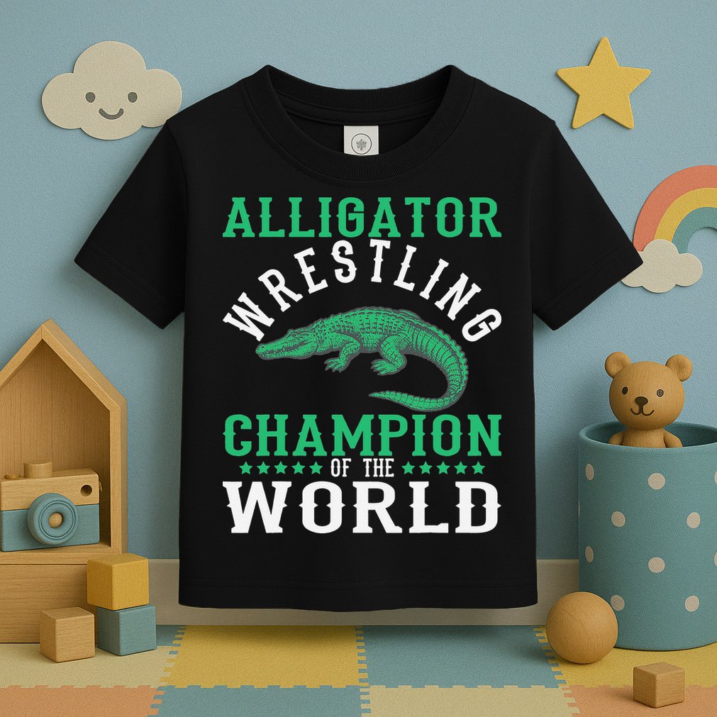 Alligator Wrestling Gator Wrestling Alligator Wrestler   Toddler T-Shirt